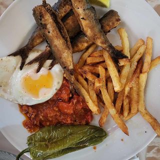 Plat friture sardine (mokli)