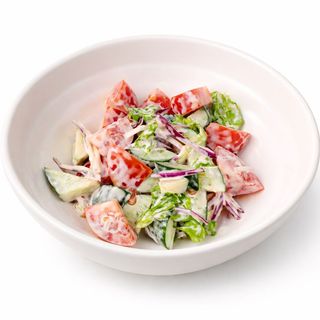 Салат по домашнему с майонезом