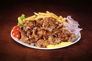 Gyros de porc la cutie