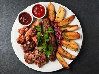 Тарілка з мангалу 1000г/сирої ваги* (1000g)