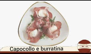 Capocollo di Martina con burratina 