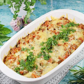 Zapiekanka makaronowa z mozzarellą 300g