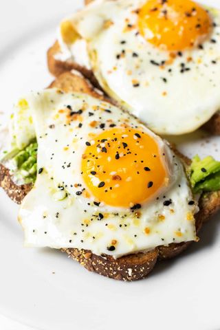Fried Eggs On Toast