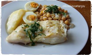 Bacalhau Cozido com Grão