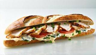 Panino con doppio chicken bacon