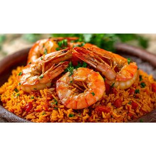 Jollof Rice Prawns