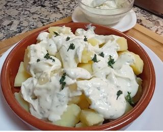 Papas  alioli