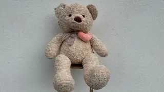 Miś XL beżowy - 80 cm
