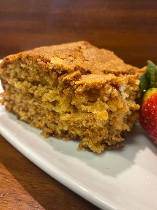 Bizcocho de naranja y jengibre casero 