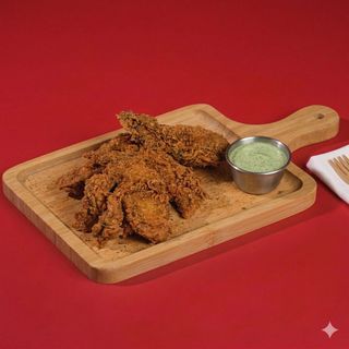 ცხარე ქათმის ფილე 3ც/SPICY STRIPS 3 PCS