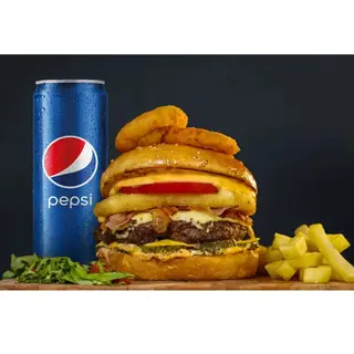 Fat Dublin - Onion and Bacon + pepsi ili coca cola 