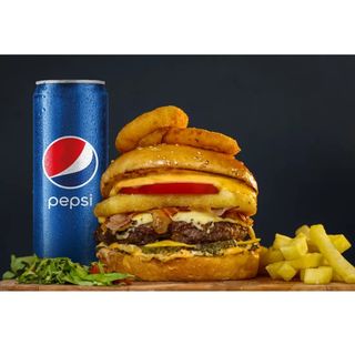 Fat Dublin - Onion and Bacon + pepsi ili coca cola 