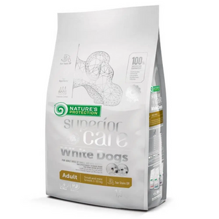 Natures protection Superior Care White Dogs, ягня 1,5кг