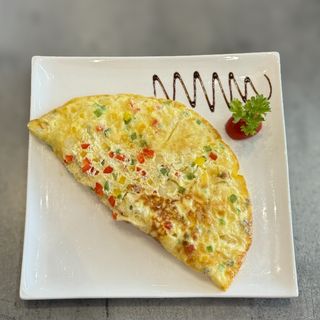 Омлет с овощами