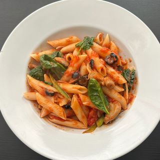 Menu Penne Arrabiata Vegetariano