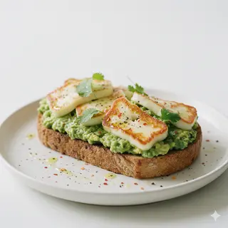 Tostada De Aguacate Y Queso