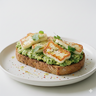 Tostada De Aguacate Y Queso