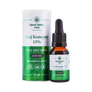 Olejek CBD 20% RAW 15ml Sensi Hemp