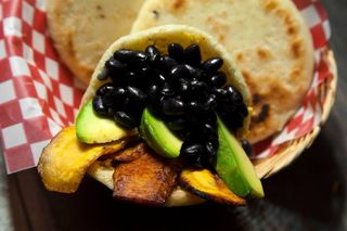 Arepa vegetariana
