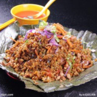 19.Arroz De La Casa con hoja de loto