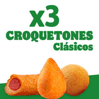 X3 CROQUETONES Clásicos