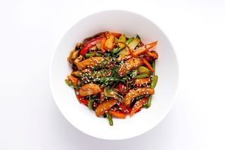 Wok soba pui teryaki