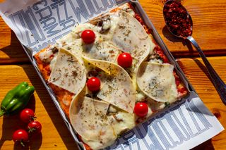 Pizza Jambon & Champignons - 1 Plateau