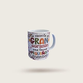 TAZA GRAN CORAZON MENTES GRANDES