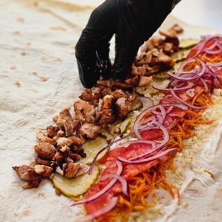 Shawarma z kurczakiem