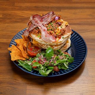 Pancakes chilli con carne