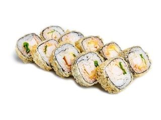 №256 Темпура рол з куркою та моцарелою (200g)