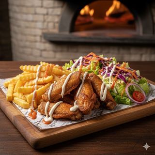 Piatto alette di pollo