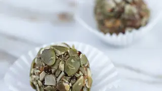 ვეგანური ენერგო ბურთები(სამარხვო)