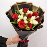 Bouquet De Fleurs avec chocolat 