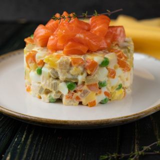 НОВИНКА! Олів'є з лососем