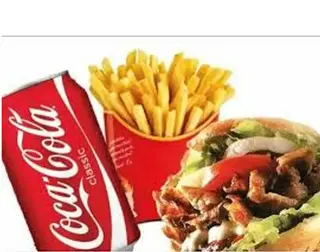 Menu kebab de pollo