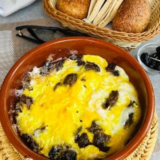 Omelette khli3 fromage