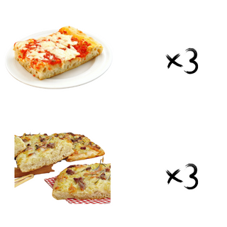 Menù E - 6 pizze