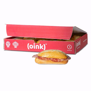 Caja De 10 Bocadillos Pequeños De Salchichón Ibérico