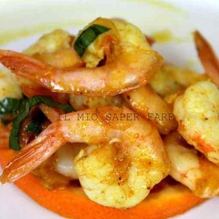 Gamberi al curry