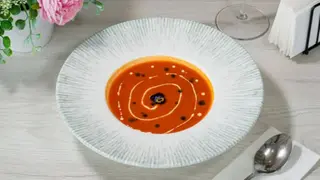 Supă cremă de ardei copt