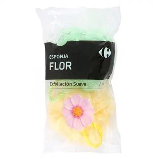 Esponja de Baño Suave Flor Carrefour 2 Ud.