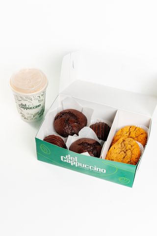 Кукис 2, Маффин 2, Картошка 2, Капучино 0.3