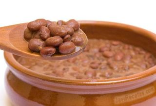 Porción de frijoles