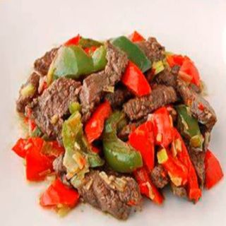 Ternera  con salsa picante