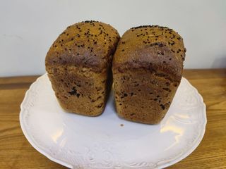 Житній з льоном на заквасці