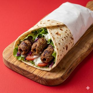 Piadina seekh kebab