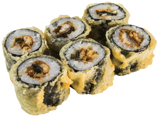 Hosomaki z węgorzem w tempurze 6szt