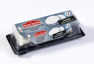 Branza de capra cu cenusa Soignon 125g