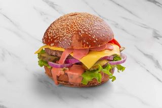 Бургер Bishkek с говядиной (150г)